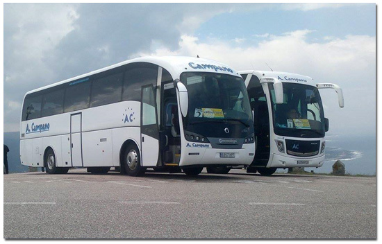 Autocares Campano - Transporte de viajeros nacional e internacional en Lezo (Gipuzkoa)
